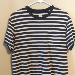 J.Crew Navy Striped Tee